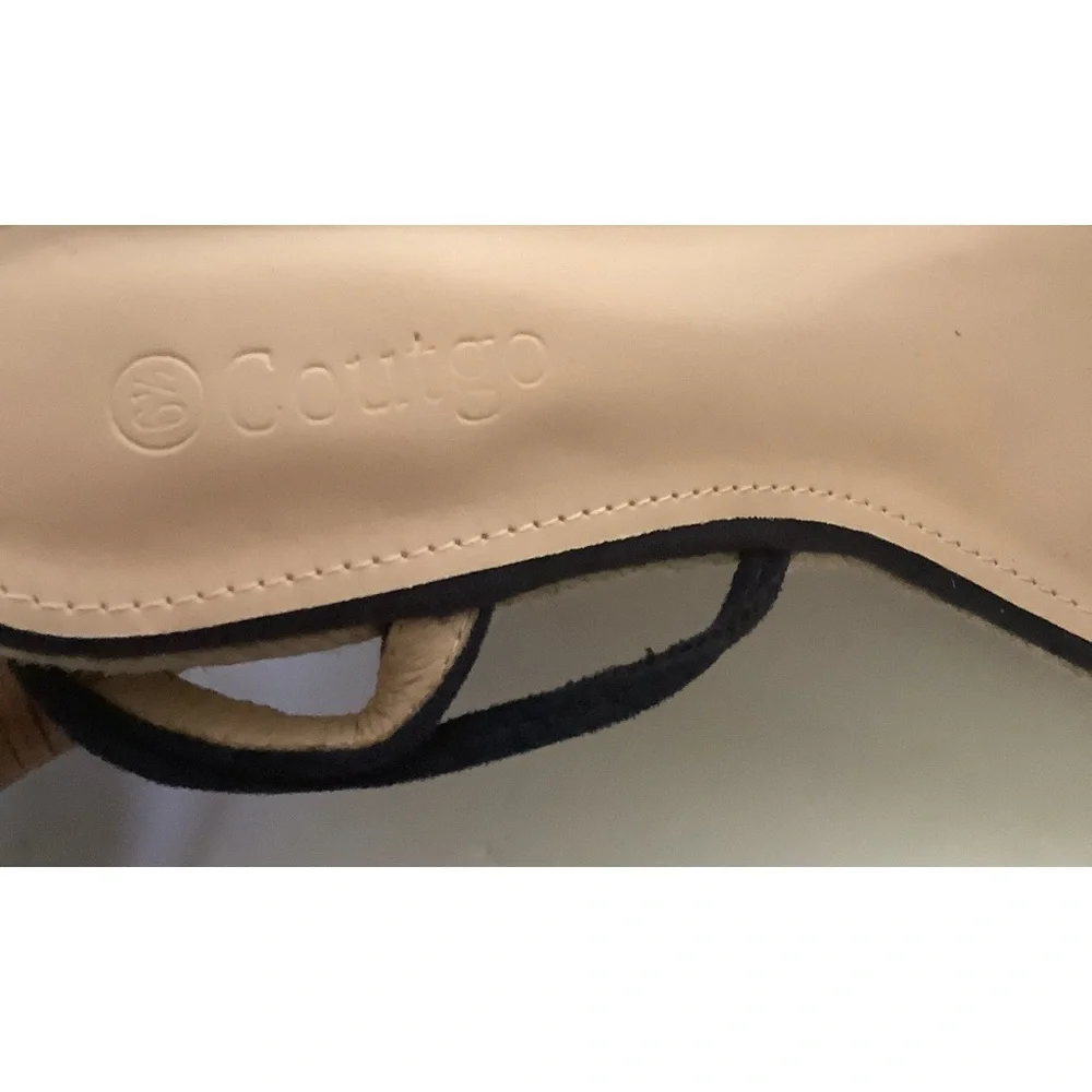 Coutgo Wedge Espadrilles 6 1/2 Dark Blue
